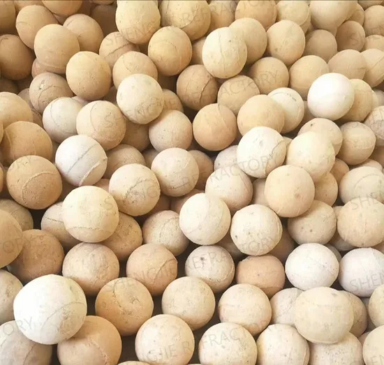 High Alumina Refractory Ball Refractory Ball for Conversion Furnace 