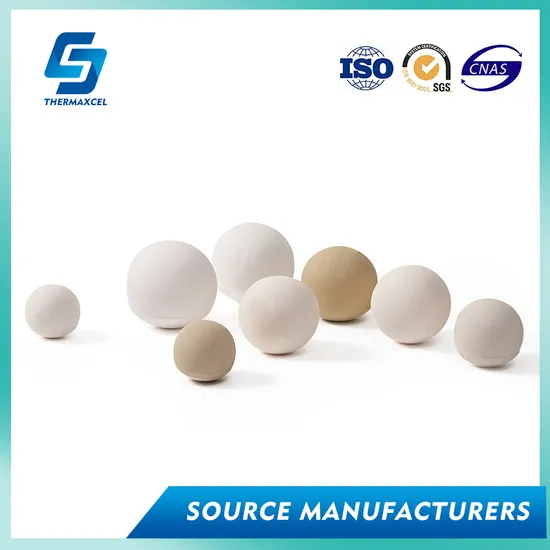 Refractory 75% 80% 99% Inert Al203 Grinding High Aluminum Oxide Ceramic Ball for Ball Mill 