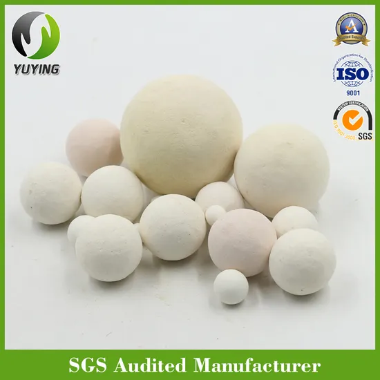 Heat Storage Furnace Lining 50mm 60mm Alumina Refractory Ball for Sale 