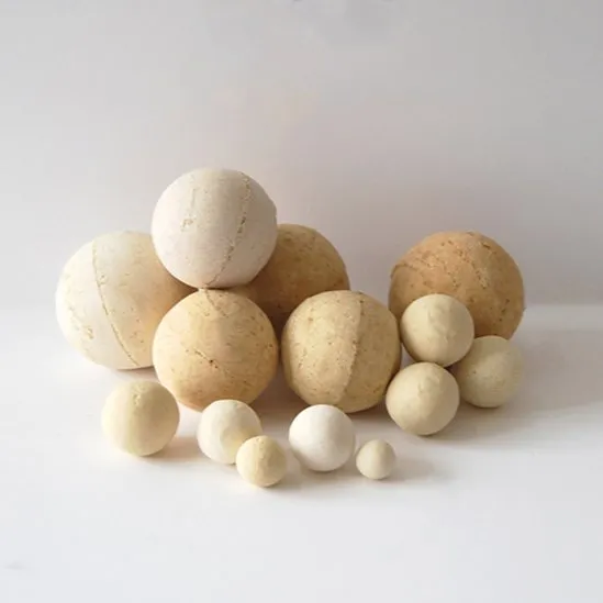 High Temperature Resistance Ceramic Refractory Balls 65% Alumina 