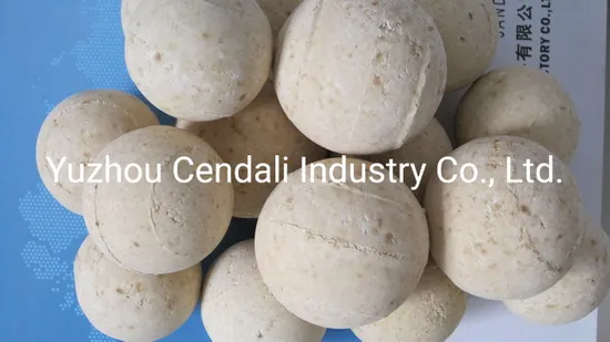 Durable High Strength High Alumina Refractory Ball for Hot Blast Stove 