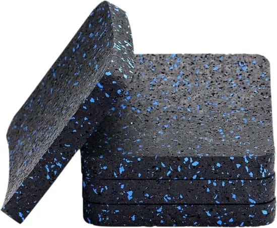 Gym Floor Mat Rubber Material Sound Insulation Shock Absorption Brick Hot Sell 