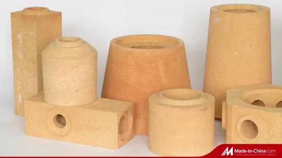 Steel Foundry Industry Fire Clay/Bauxite/Andlusite/Mullite Raw Material Alumina Hollow Ware Cast Irons/Bottom Pouring Refractory Brick 