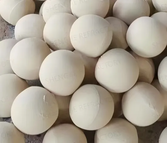 High Temperature Resistance High Compressive Strength Corundum Refractory Ball Price 